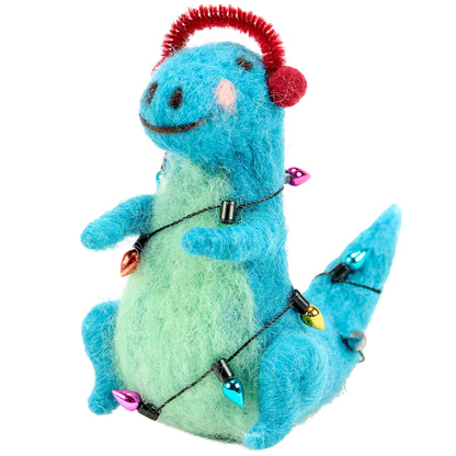 Felt Tyrannosaurus Rex Christmas Dinosaur Critter Ornament