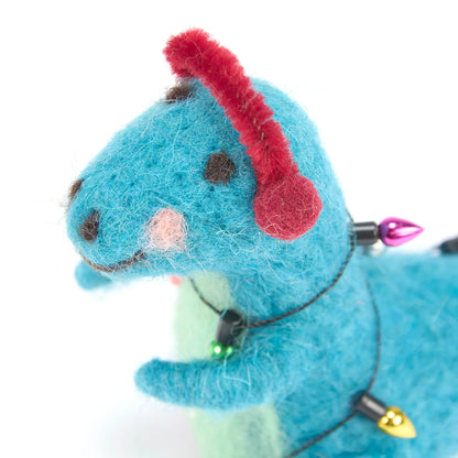 Felt Tyrannosaurus Rex Christmas Dinosaur Critter Ornament