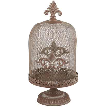 French Fleur De Lis Wire Cloche