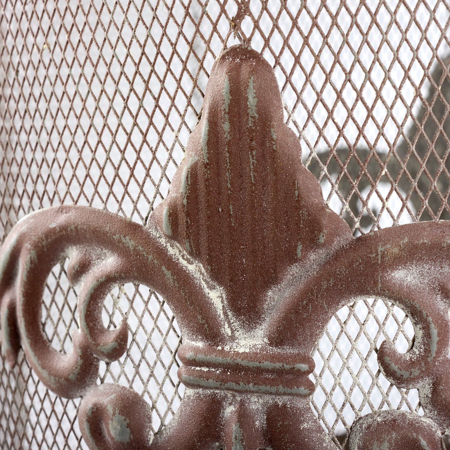 French Fleur De Lis Wire Cloche