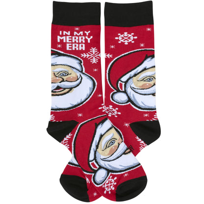 In My Merry Era Christmas Socks