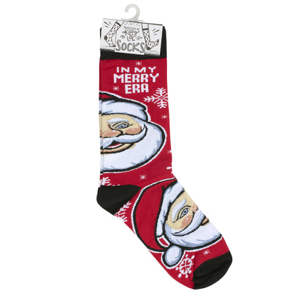 In My Merry Era Christmas Socks