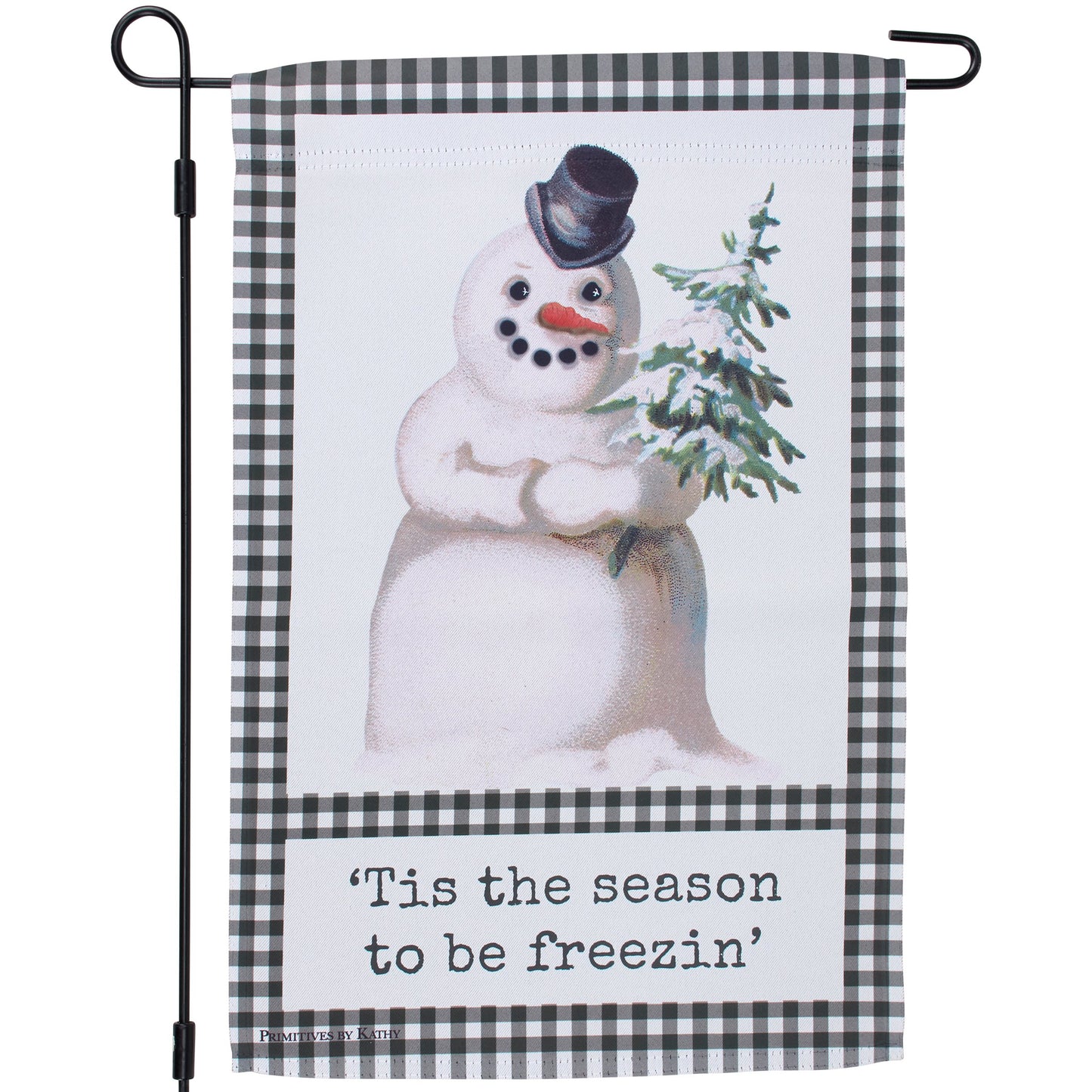 'Tis The Season To Be Freezin' Garden Flag