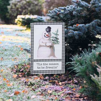 'Tis The Season To Be Freezin' Garden Flag