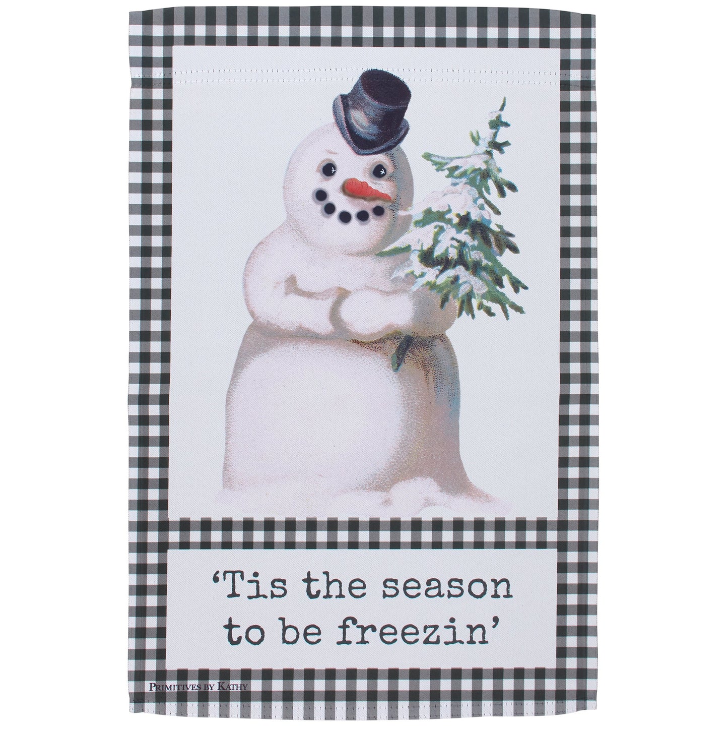 'Tis The Season To Be Freezin' Garden Flag