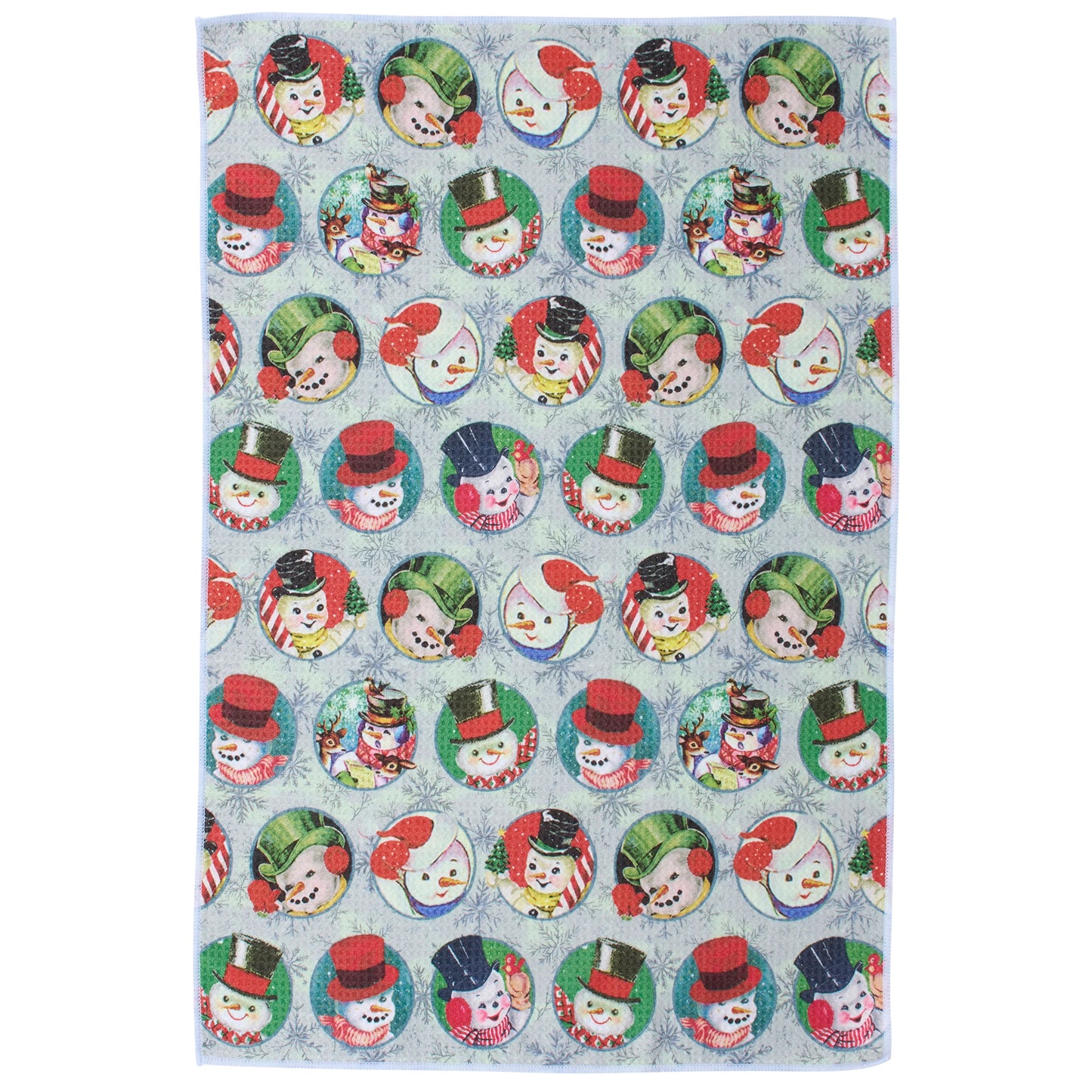 Retro Snowman Kitchen Towel
