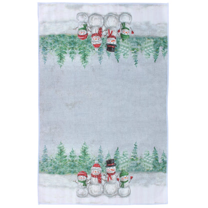 Snowman Family Kitchen Towel