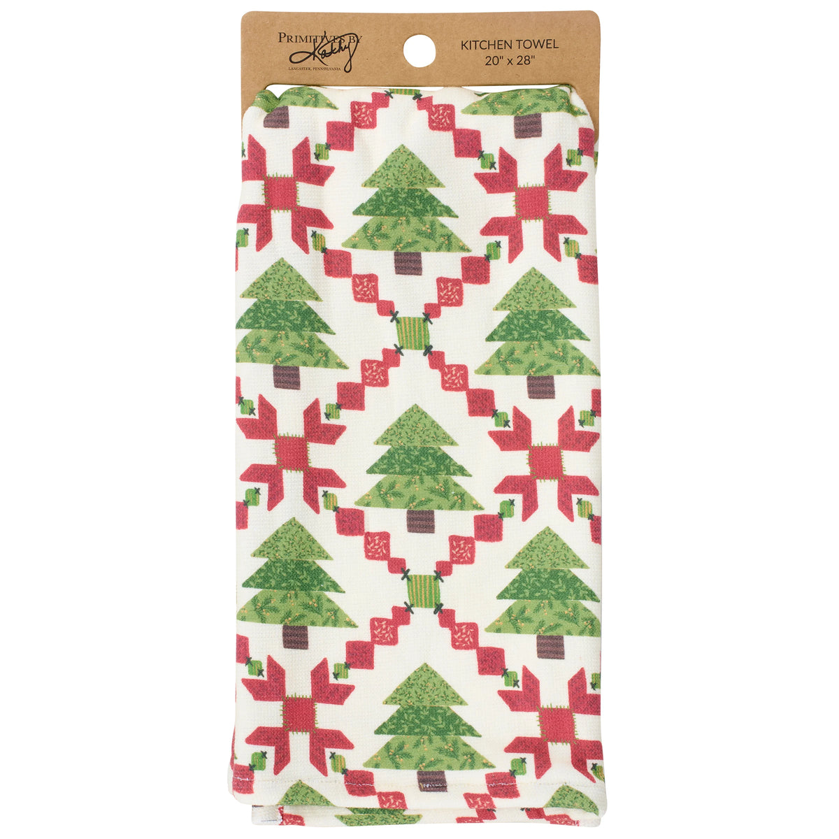 Christmas Tree Quilt Kitchen Towel