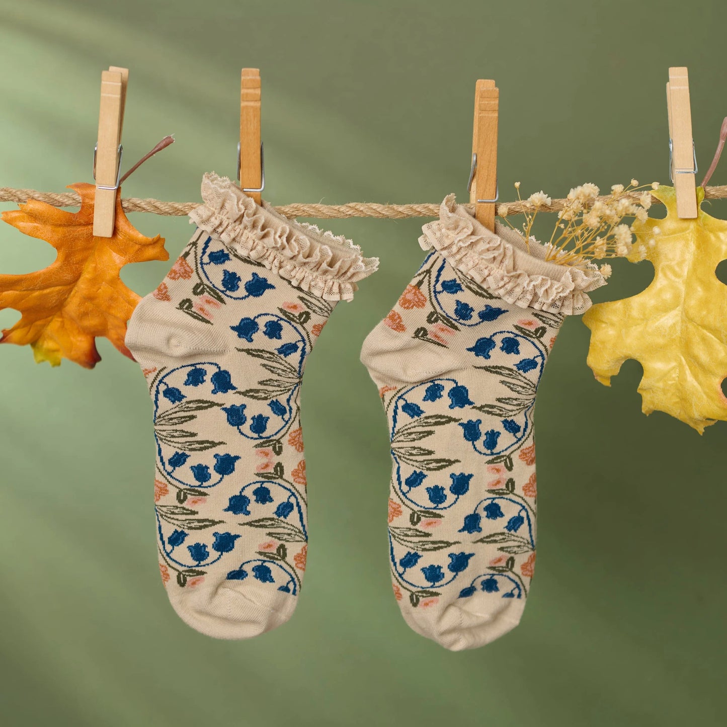 Fall Floral Socks - 2 Options