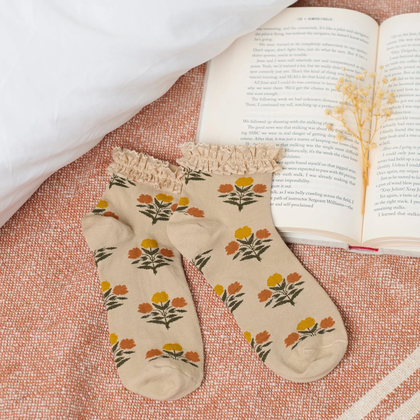 Fall Floral Socks - 2 Options