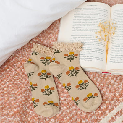 Fall Floral Socks - 2 Options