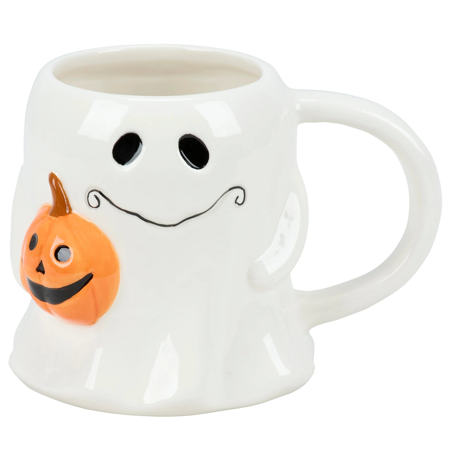 Halloween Friends Ghost and Jack O Lantern Mug - 12 oz