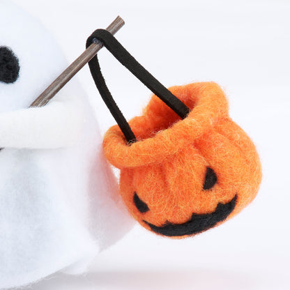 Lighted Hobo Ghost Felt Critter