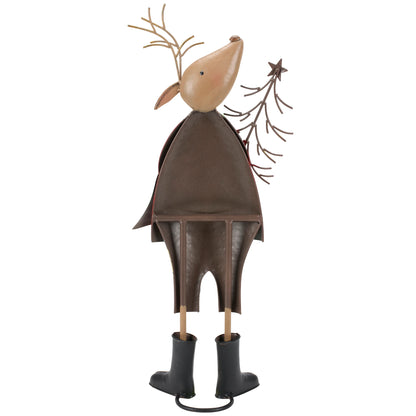 Metal Standing Reindeer - Holly Berries or Harold