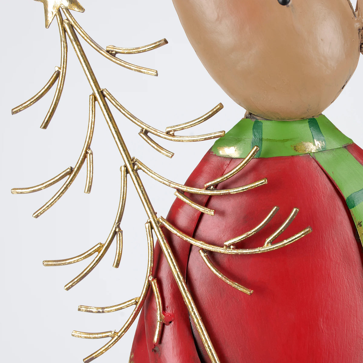 Metal Standing Reindeer - Holly Berries or Harold