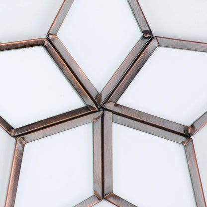 Clear Glass Star Ornament