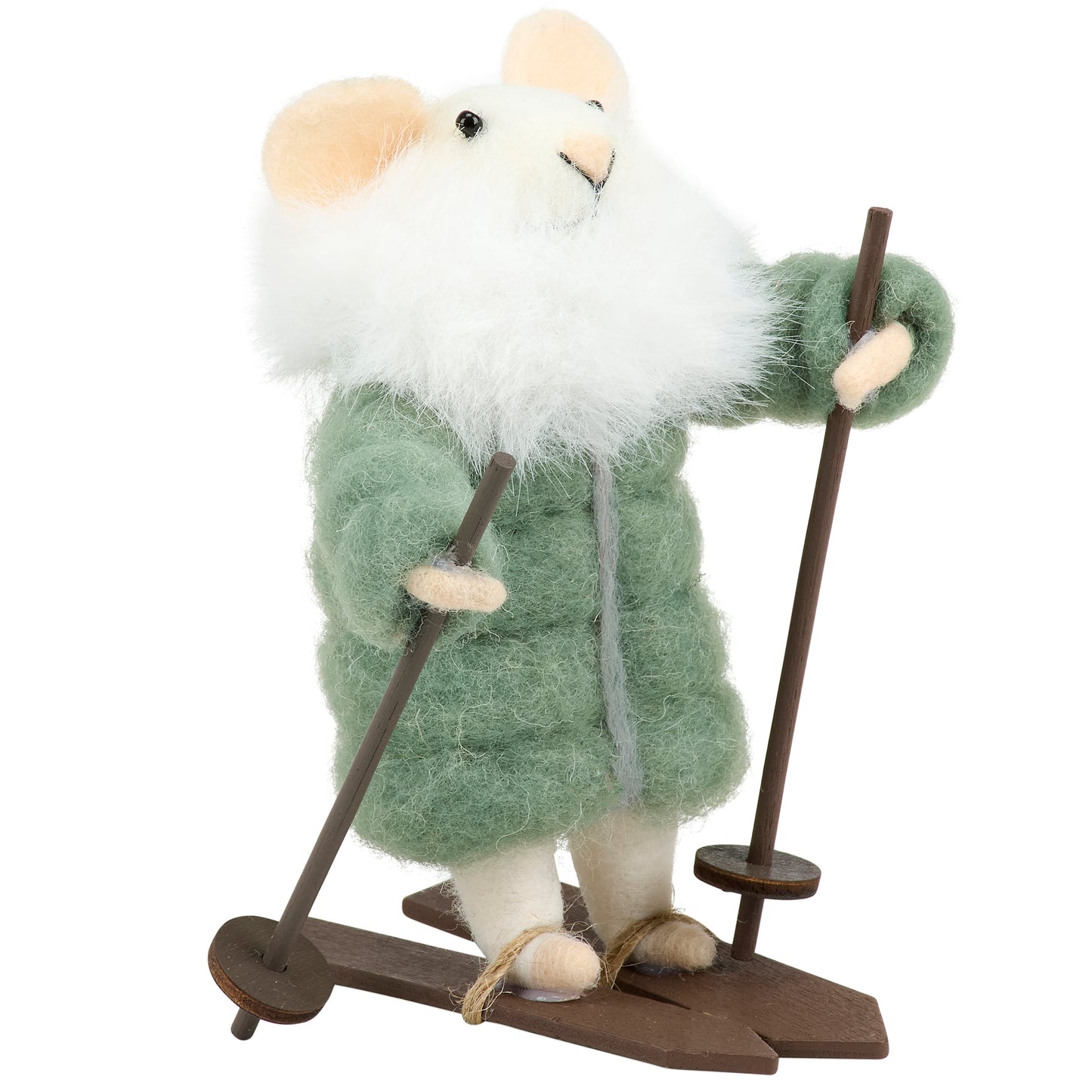 Skier Felt Mouse Critter