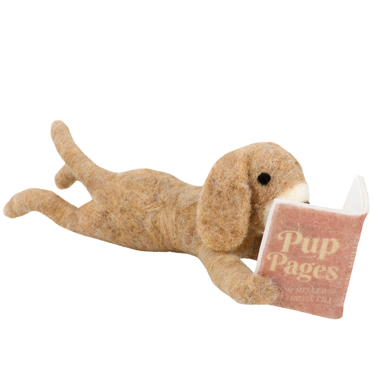 Reading Felt Puppy Dog Critter