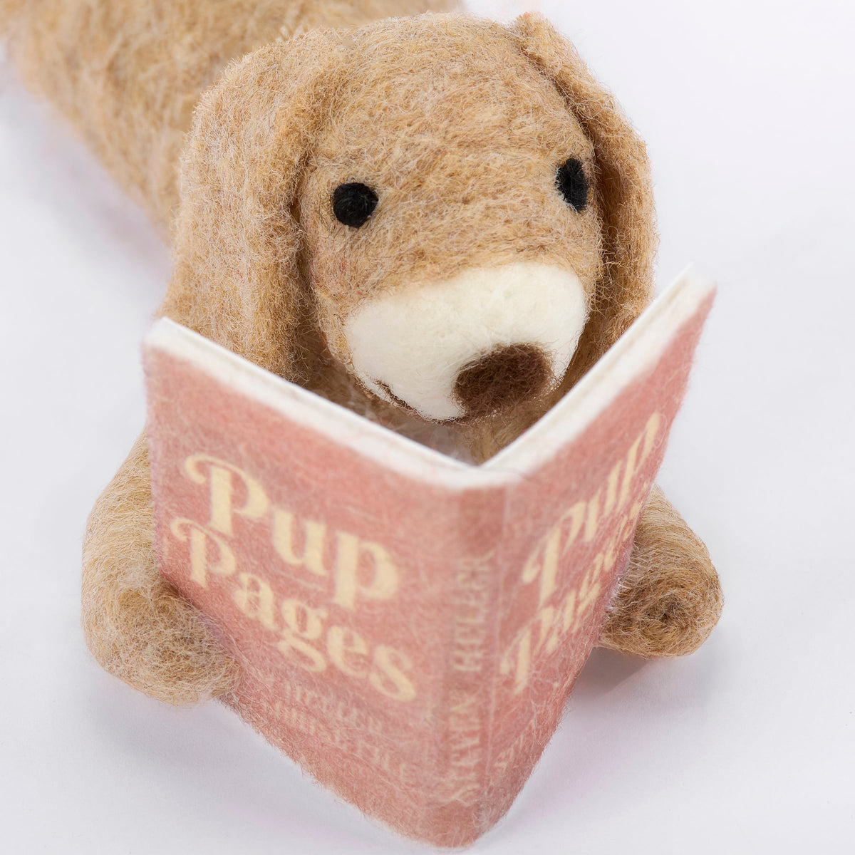 Reading Felt Puppy Dog Critter