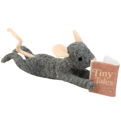 Reading Felt Mouse Critter