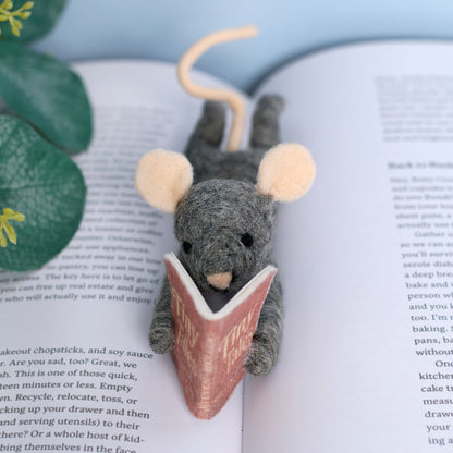 Reading Felt Mouse Critter