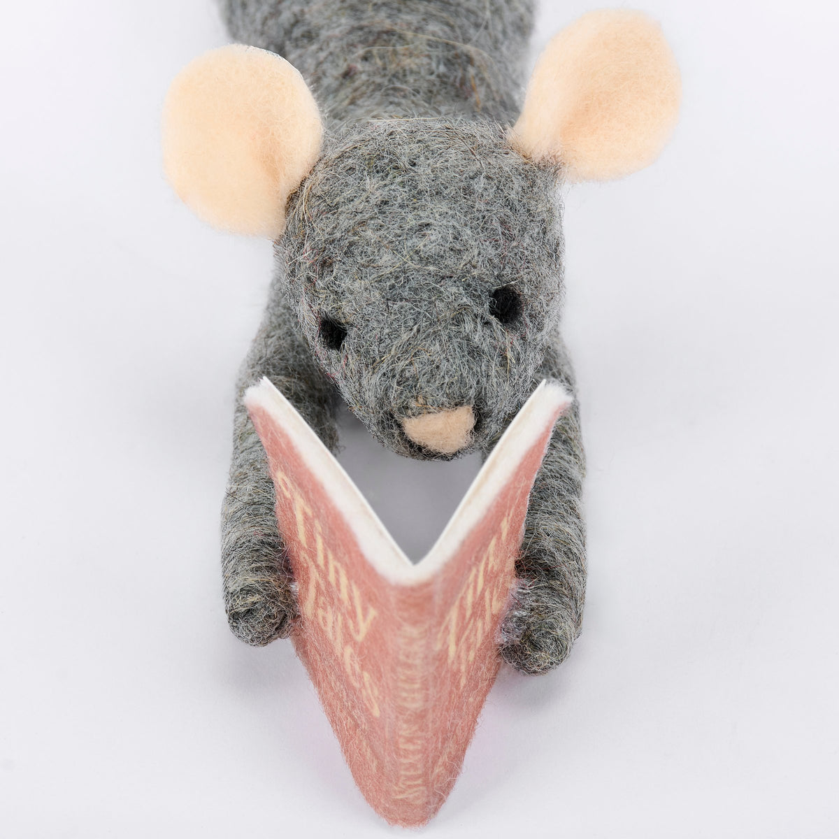 Reading Felt Mouse Critter