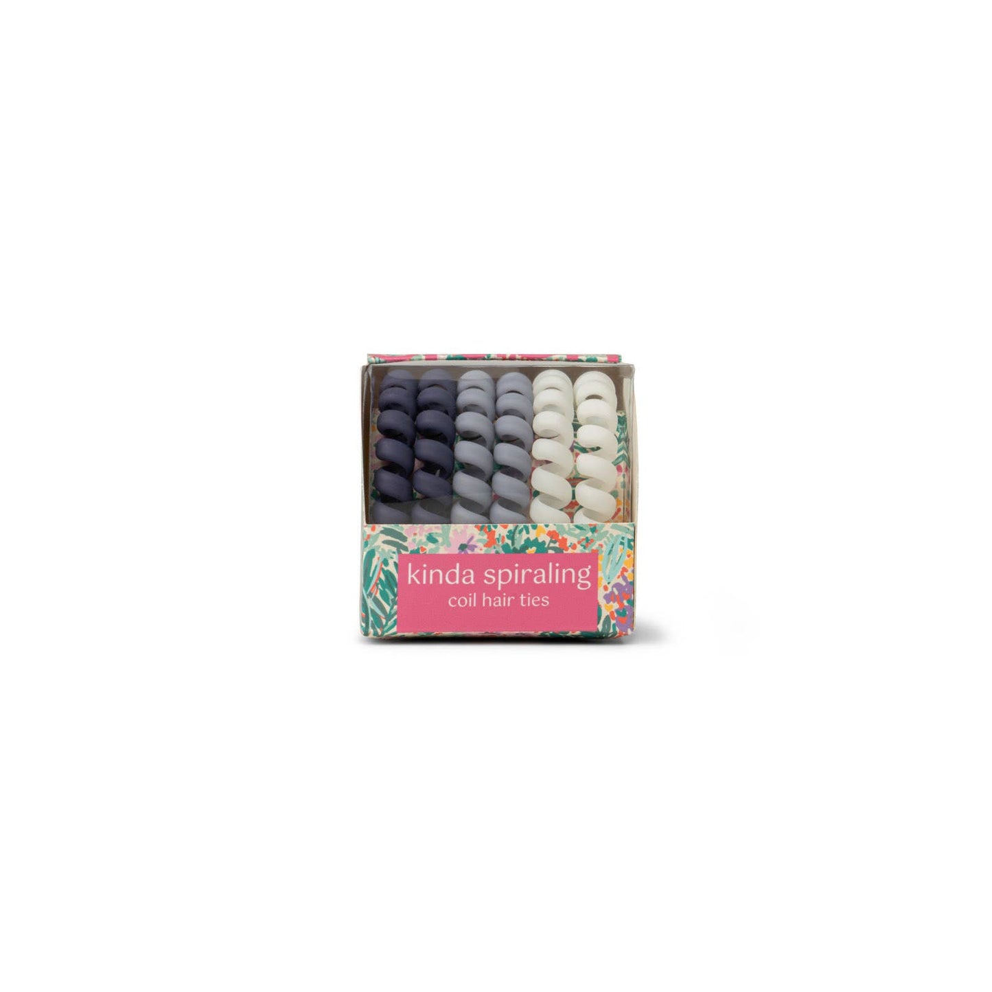 Crush Kinda Spiraling Coil Hair Ties 6 Pk - 4 Color Options