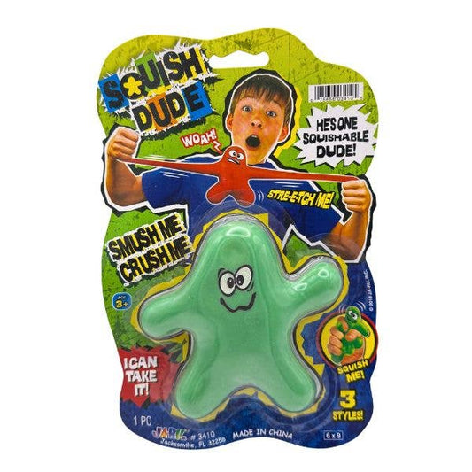 Squish Dude, Smush / Crush / Stretch, Assorted Styles, 24ct