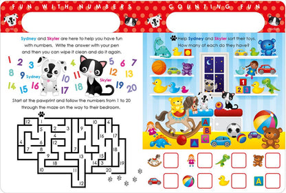 Write & Wipe Fun With Numbers Activity Book