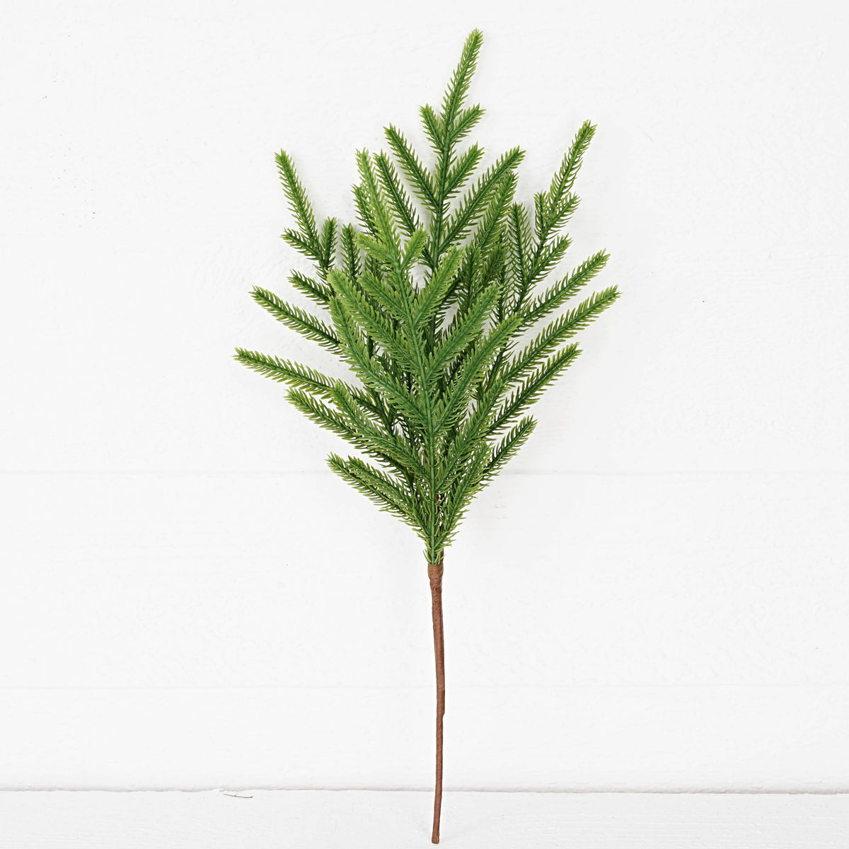 Soft Touch Evergreen Norfolk Pine Christmas Floral Stem - 18"