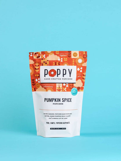 Pumpkin Spice Poppy Popcorn- Fall Seasonal Snacks