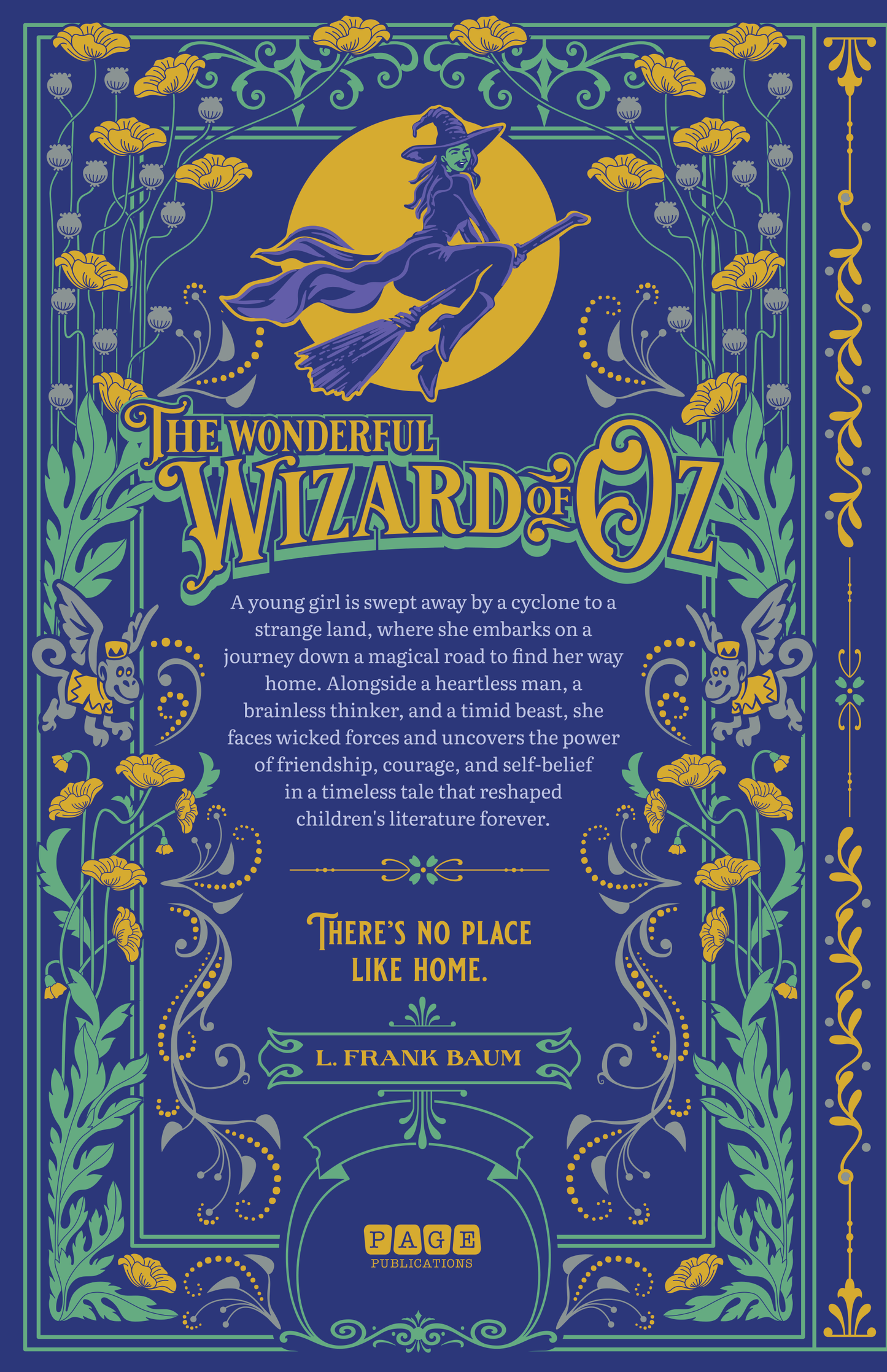 The Wonderful Wizard of Oz - Deluxe Hardcover Book