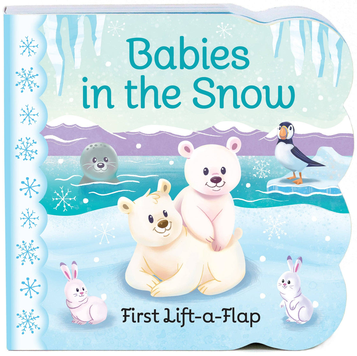 Babies in the Snow Lift-a-Flap Winter-Themed Board Book - Children