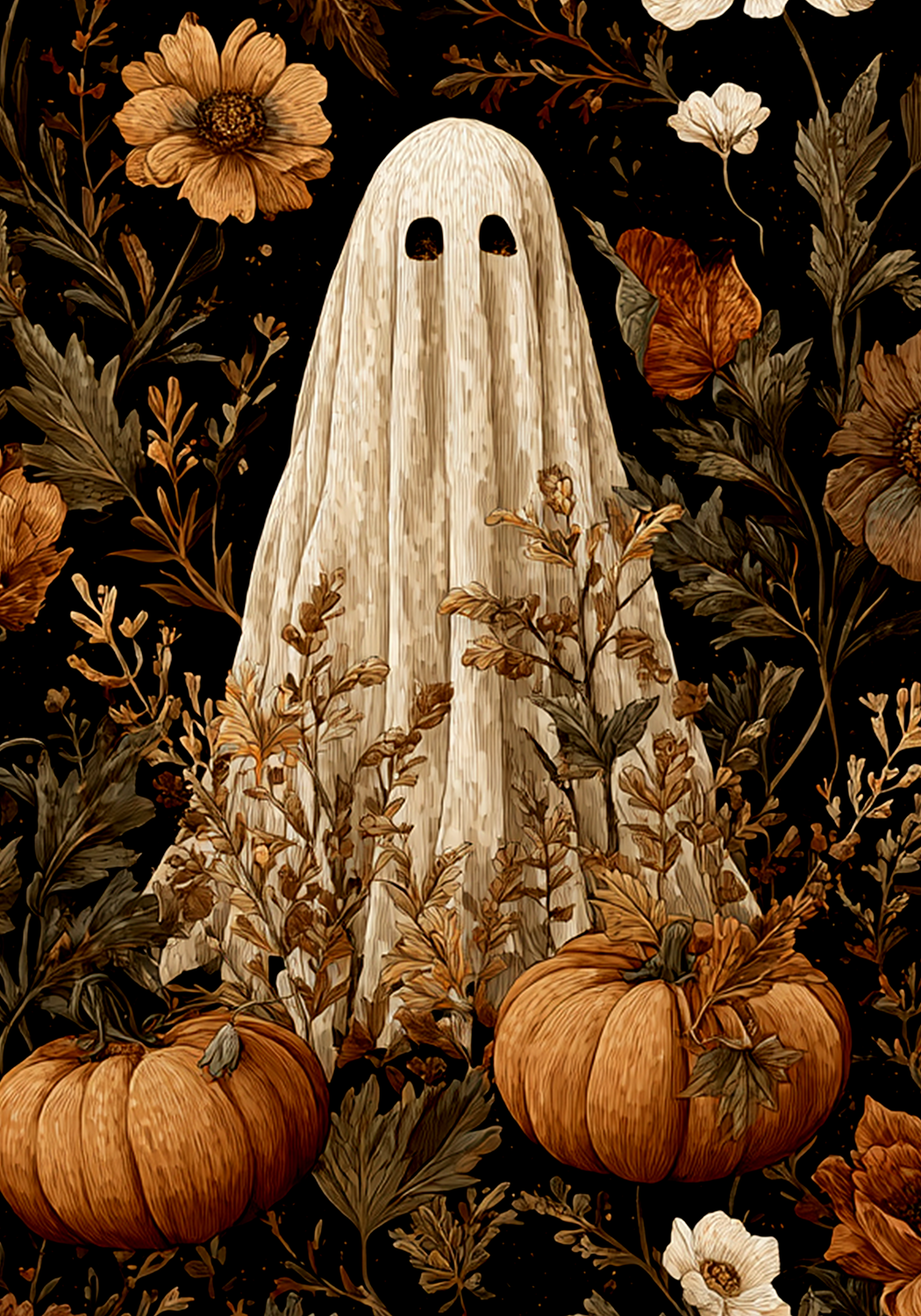 Vintage Ghost House Size Flag 28" x 40"