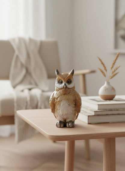 Ollie Owl Statuary Tabletop Decor 7" tall