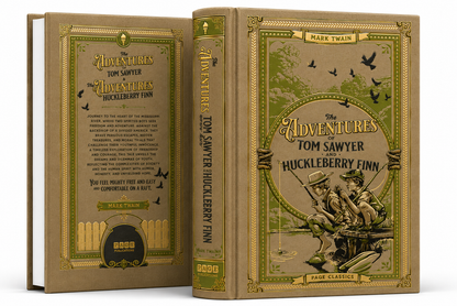 The Adventures of Tom Sawyer and Huckleberry Finn - Deluxe Hardcover
