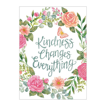 Kindness Changes Everything - Thank You Greeting Card with Bookmark