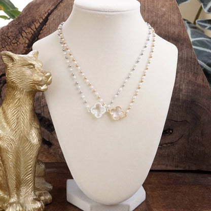 Lucky Light Clover Pendant Necklace
