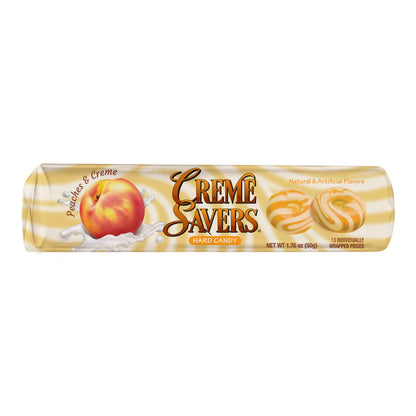 Creme Saver Peaches & Creme Candy 1.76oz
