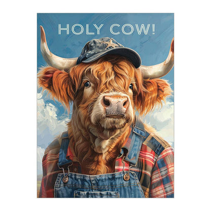 Highland Farmer -Happy Birthday Greeting Card