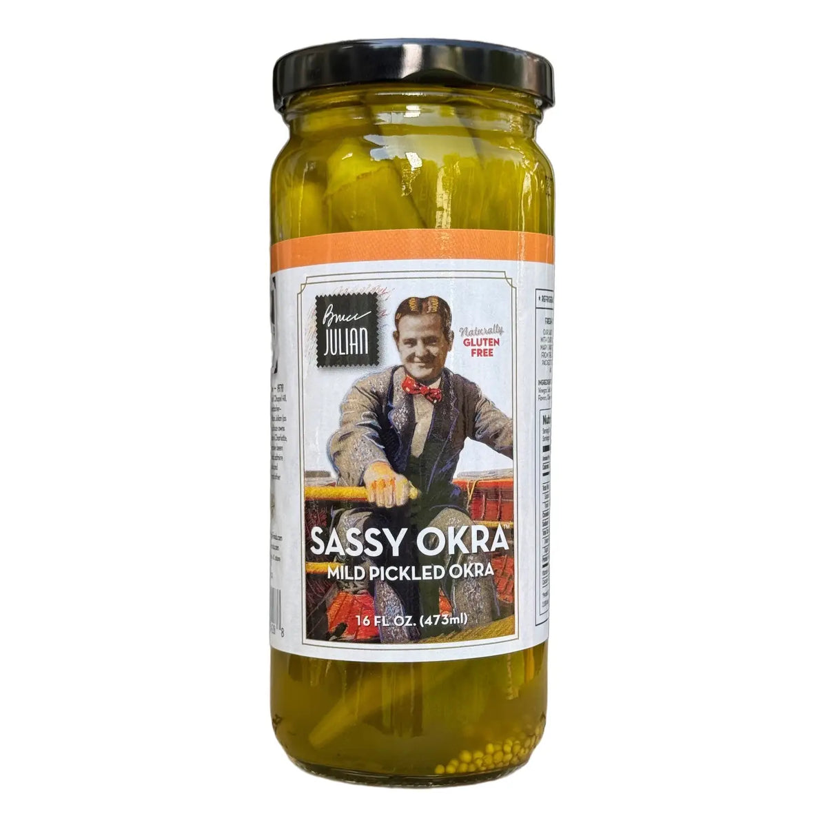 Sassy Pickled Okra  - 16 oz Jar - Hot or Mild