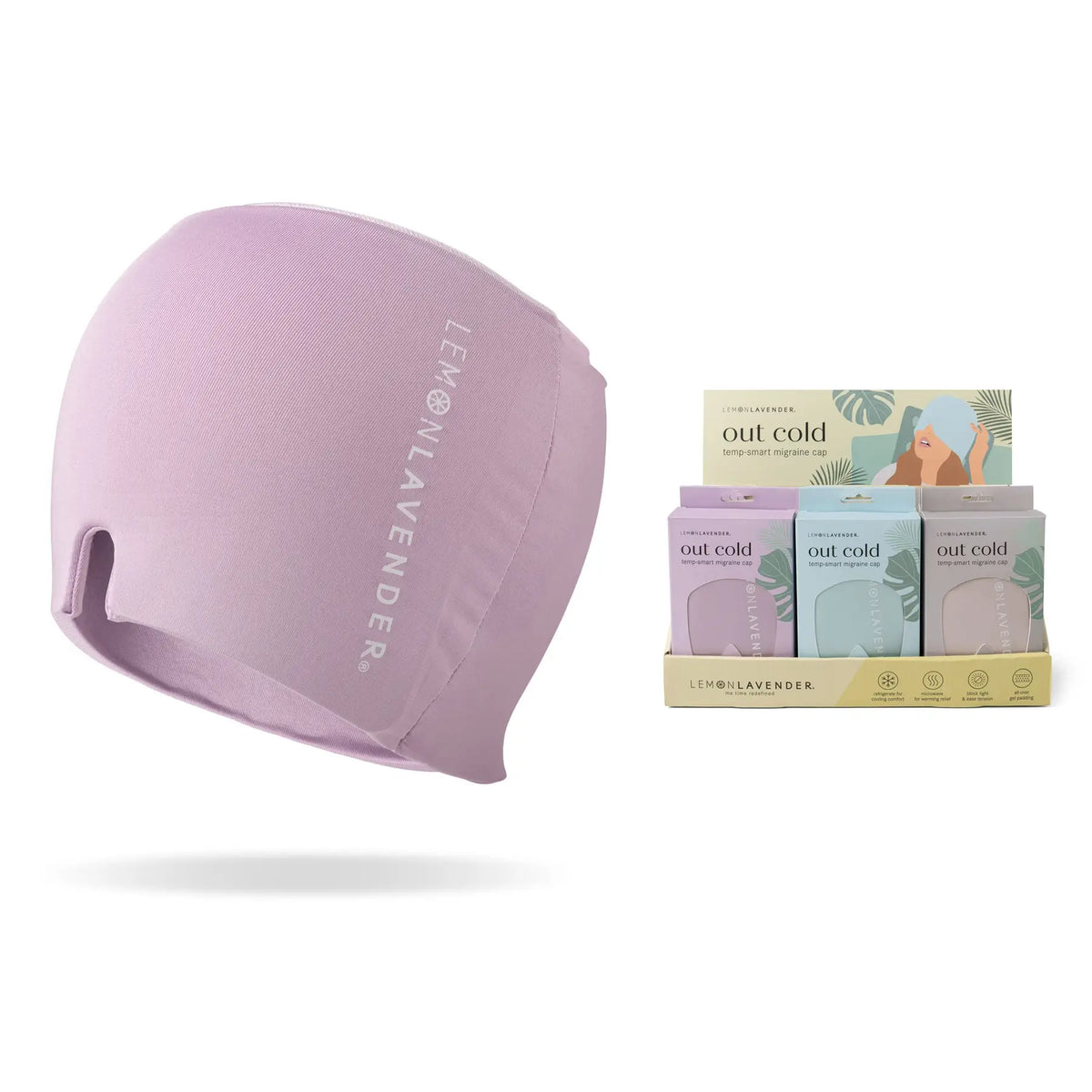 Out Cold Temp-Smart Migraine Cap - 3 Colors