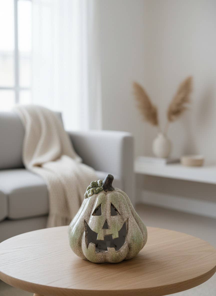 Little Jack Lighted Jack O Lantern  5 x 5 x 5in