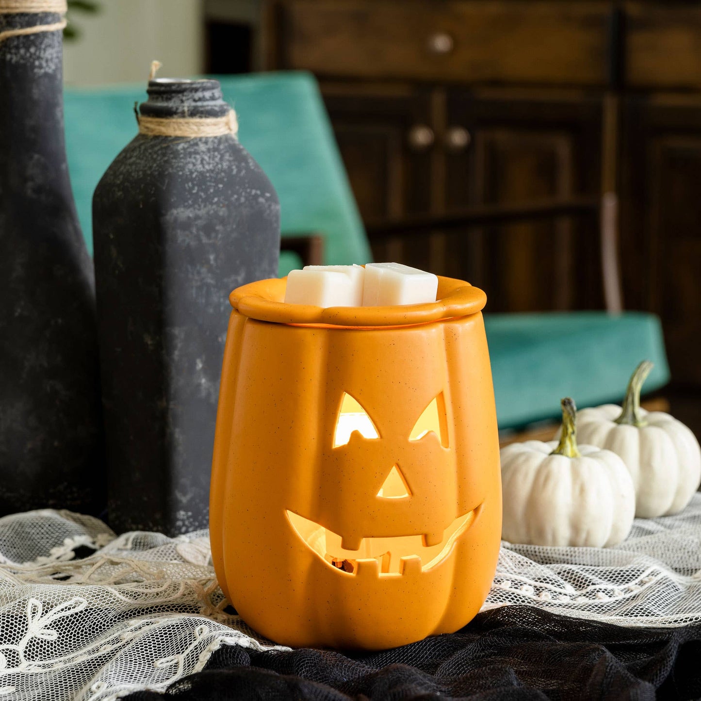 Illumination Fragrance Wax Warmer- Classic  Halloween Jack O' Lantern