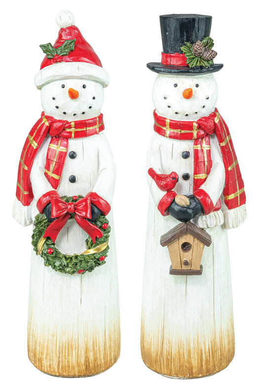 Enjoying Nature Snowman Tabletop Figure - 2 Options