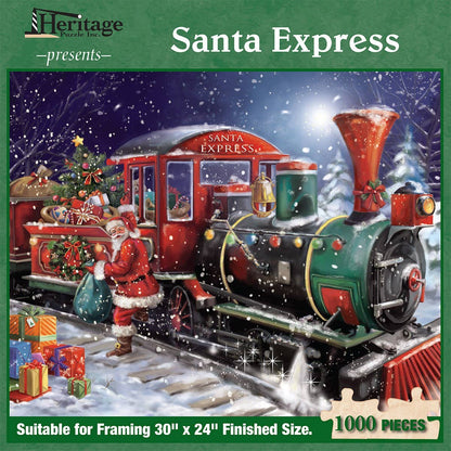 Santa Express 1000 Piece Christmas Puzzle