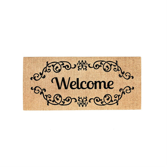 Welcome Scroll Sassafras Switch Mat Doormat Insert