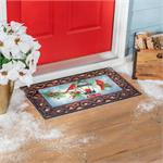 Cardinal Lantern Evergreen Sassafras Doormat Insert