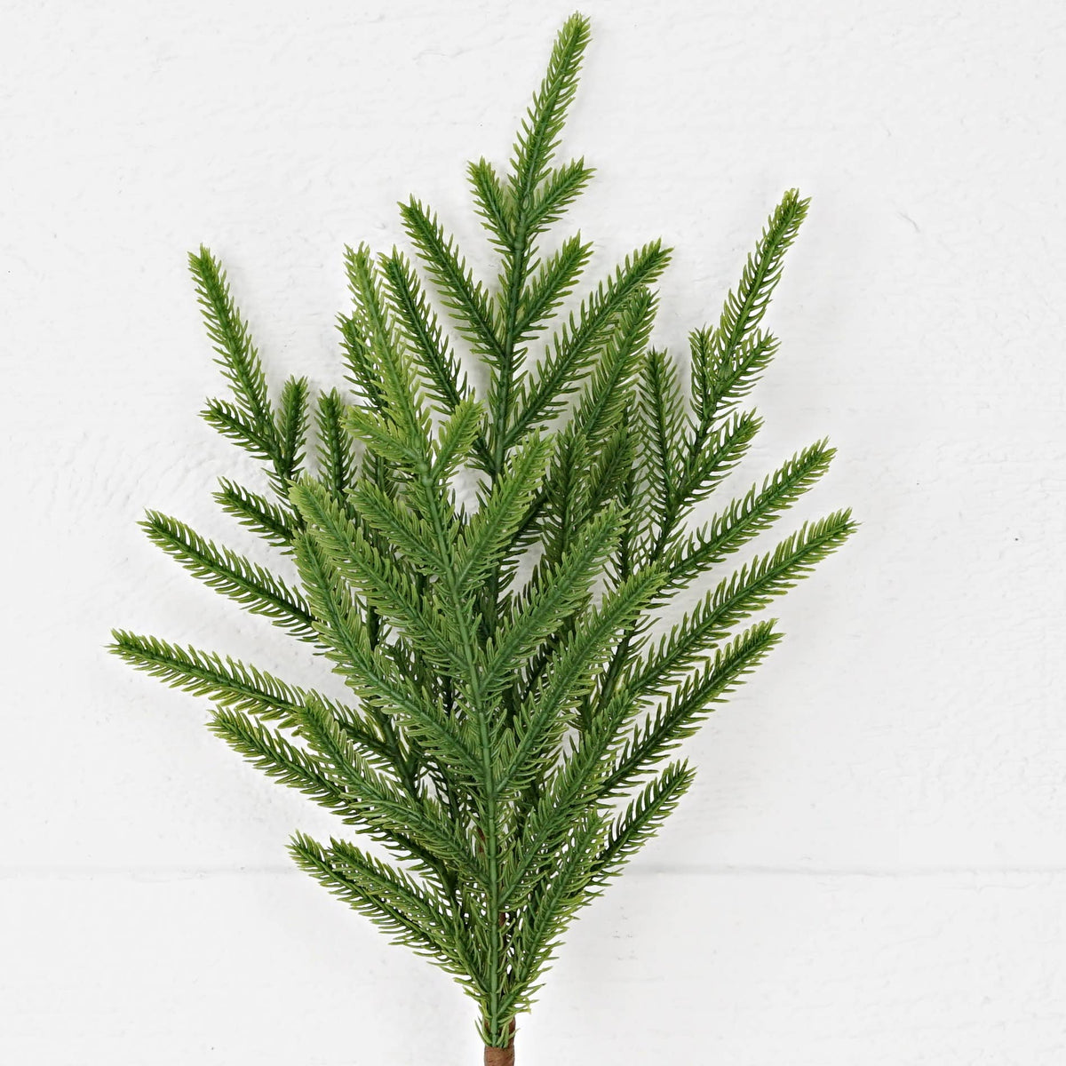 Soft Touch Evergreen Norfolk Pine Christmas Floral Stem - 18"