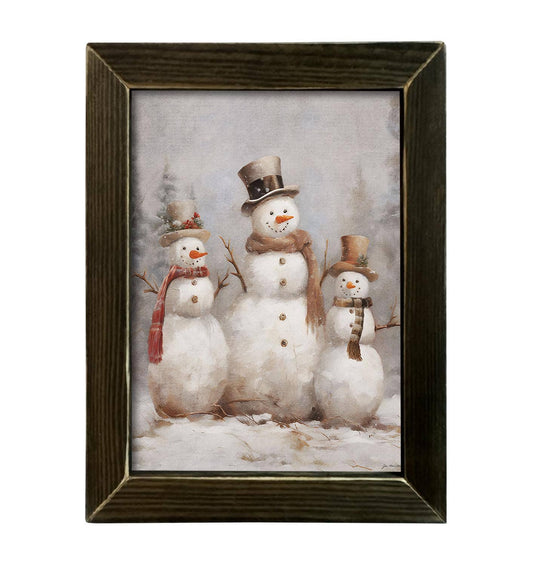 Frosty and Friends Framed Art